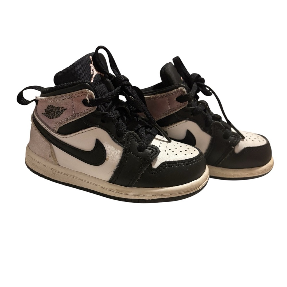 Nike Kids Black and White High-Top Sneakers
